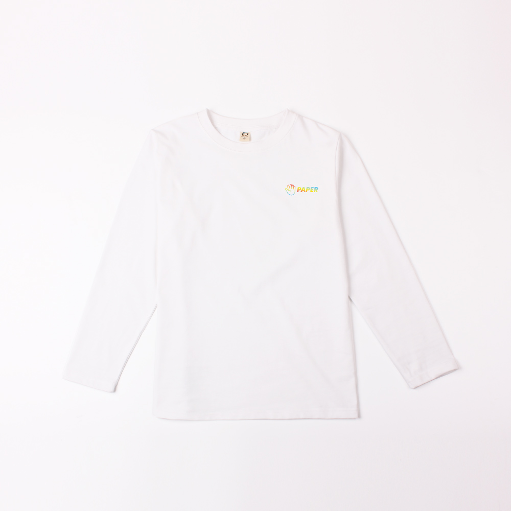 愛的小手Paper布長袖棉T中性T